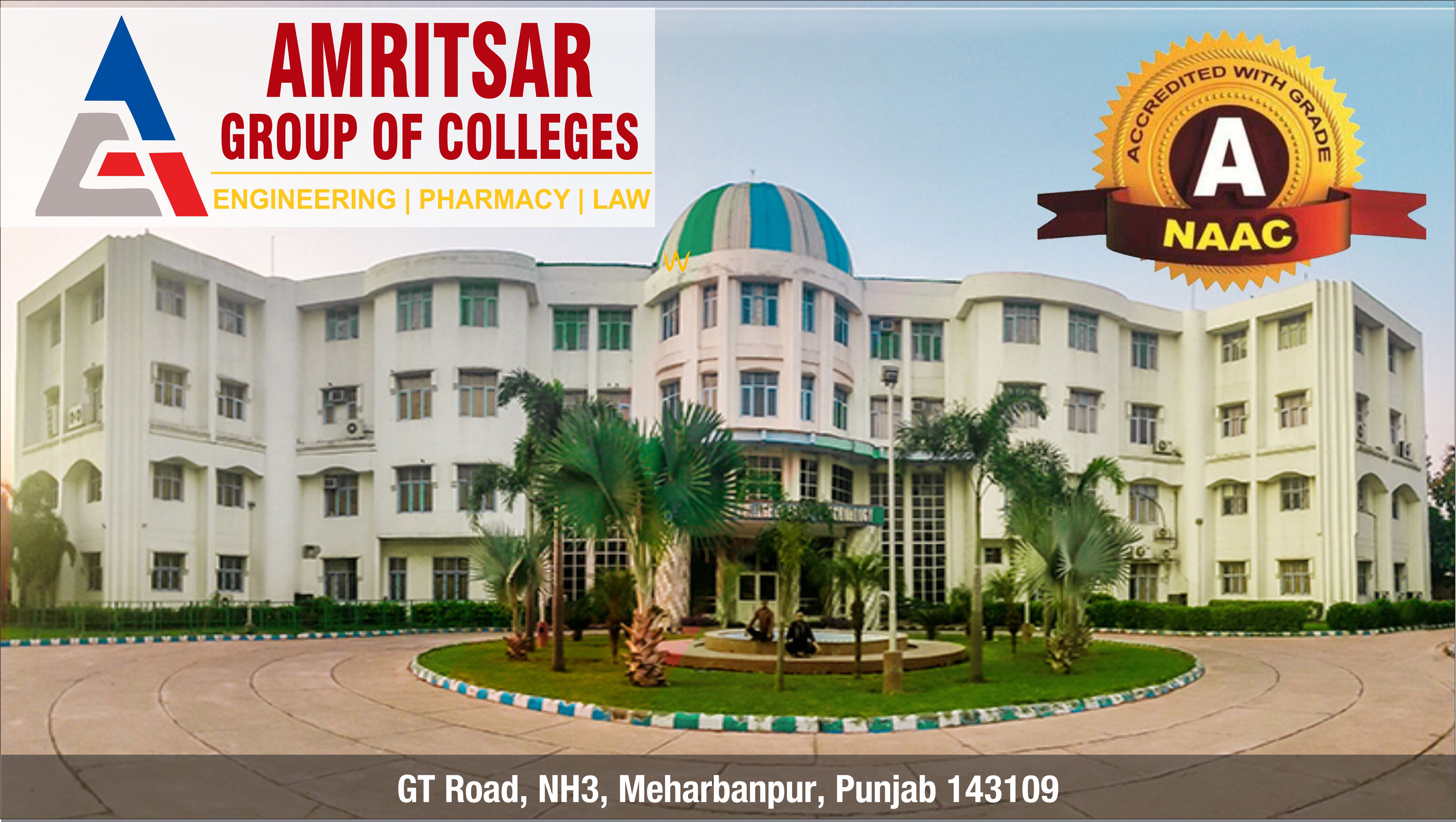 Out Side View of Amritsar Group of Colleges